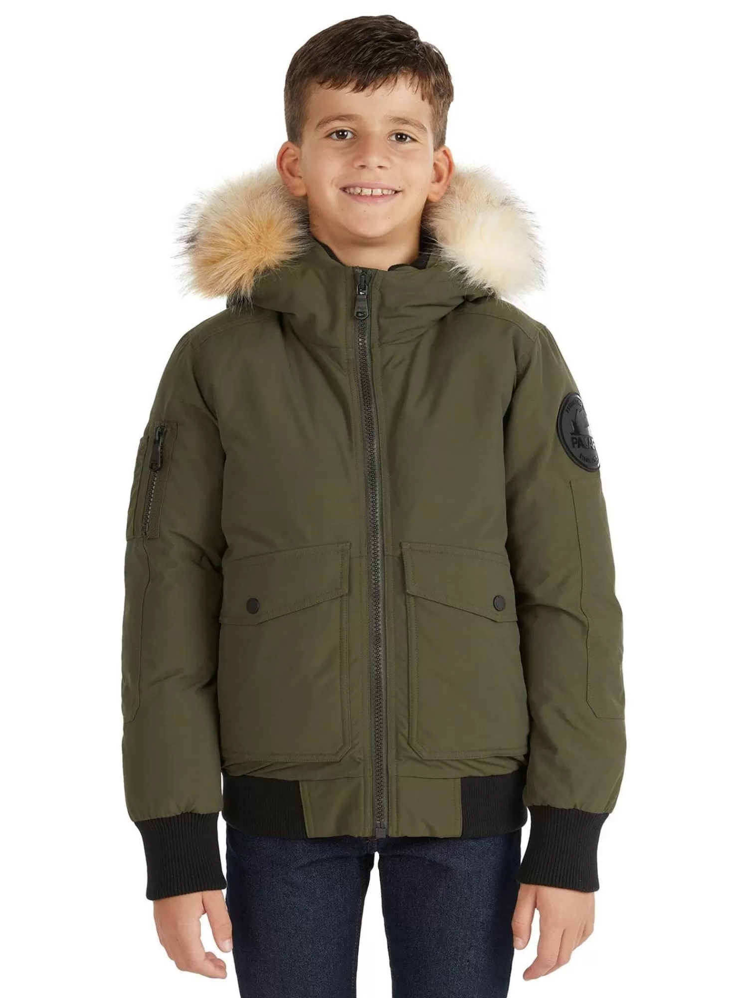 Pajar Manteaux Anderson Bomber Pour Garcons Militaire Manteau Classique