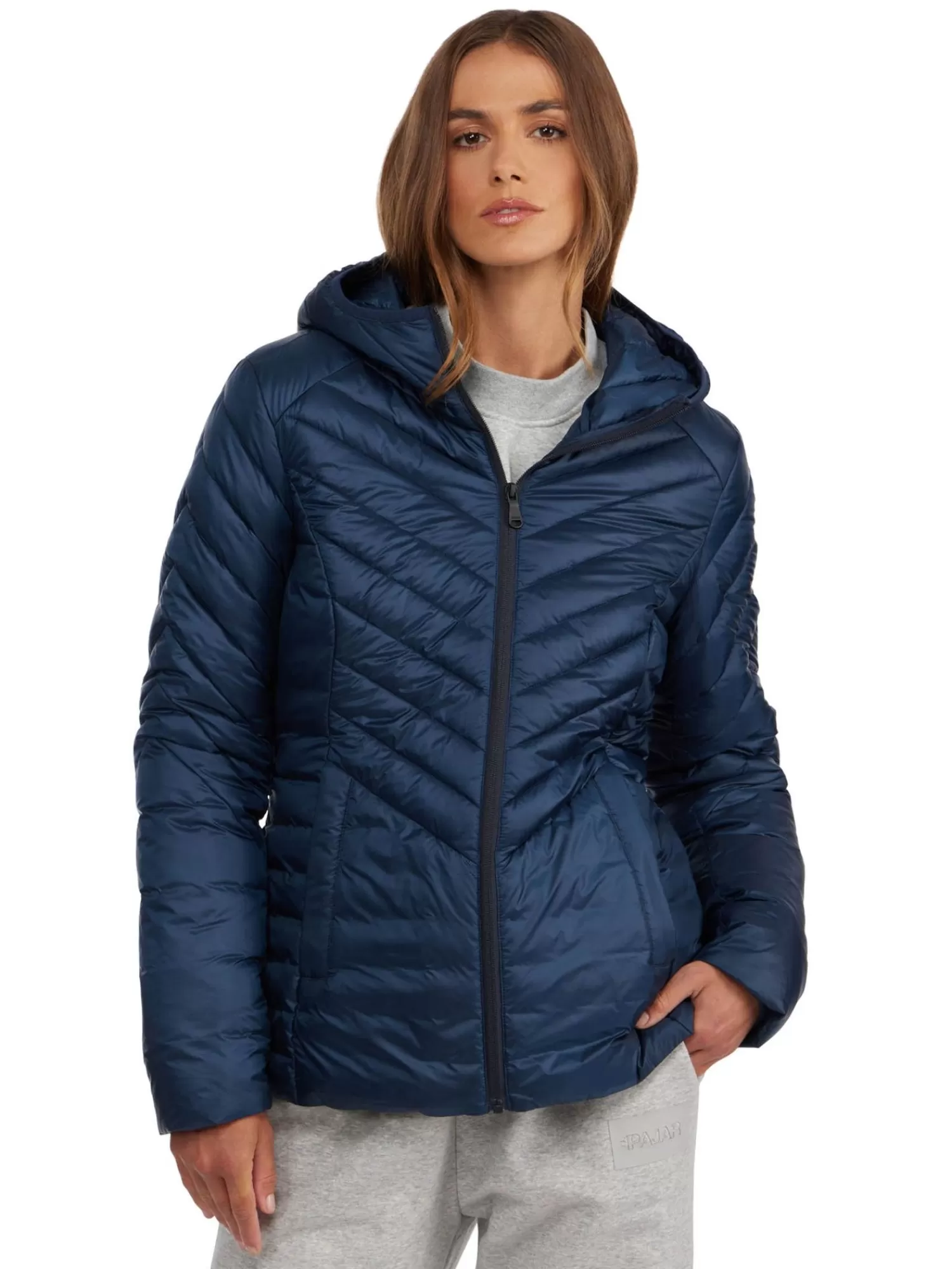 Pajar Matelassés<Colette Matelasse Leger Pour Femmes Bleu Marine