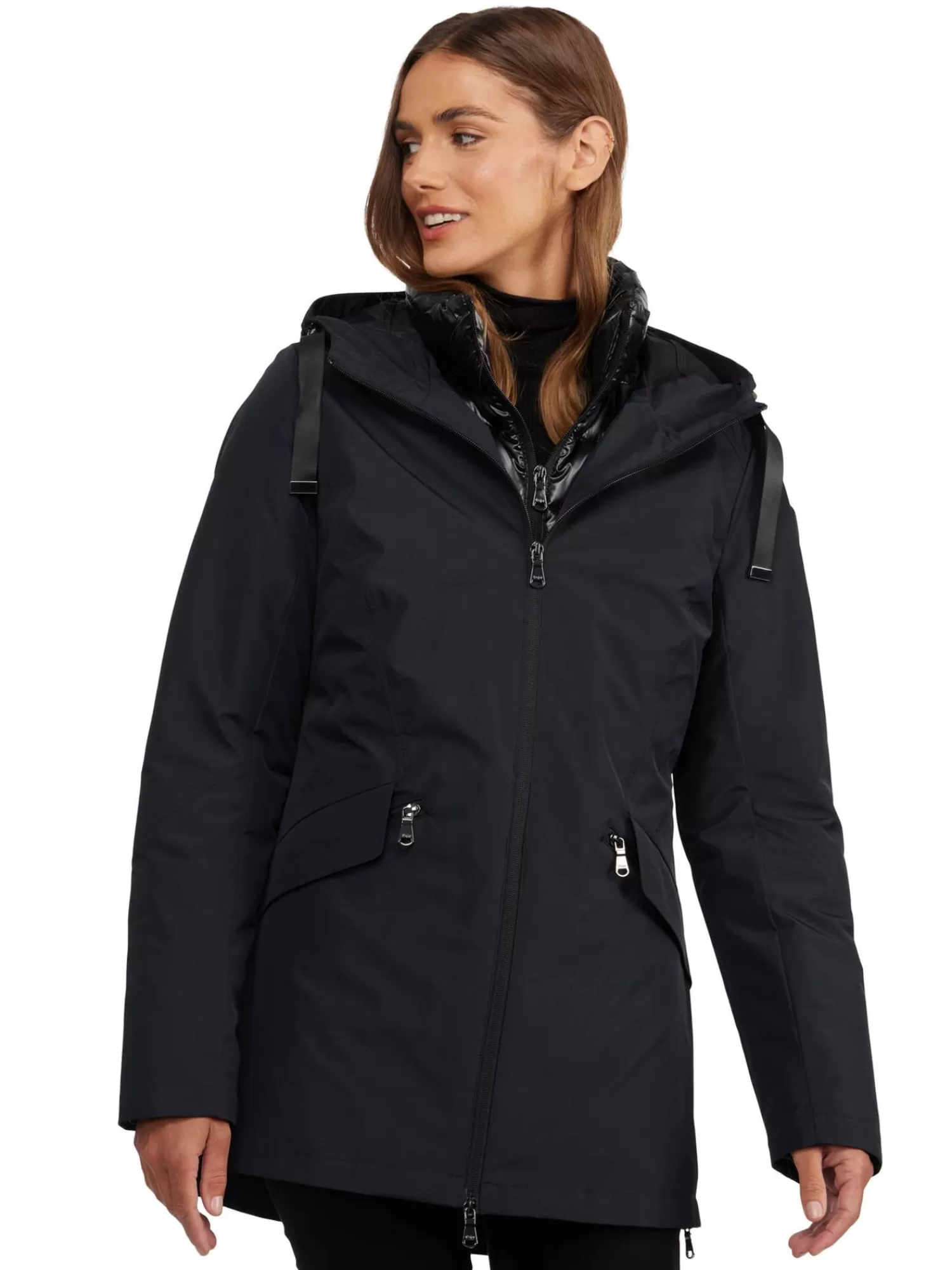 Pajar Matelassés<Elara 3-En-1 Compressible Pour Femmes Noir