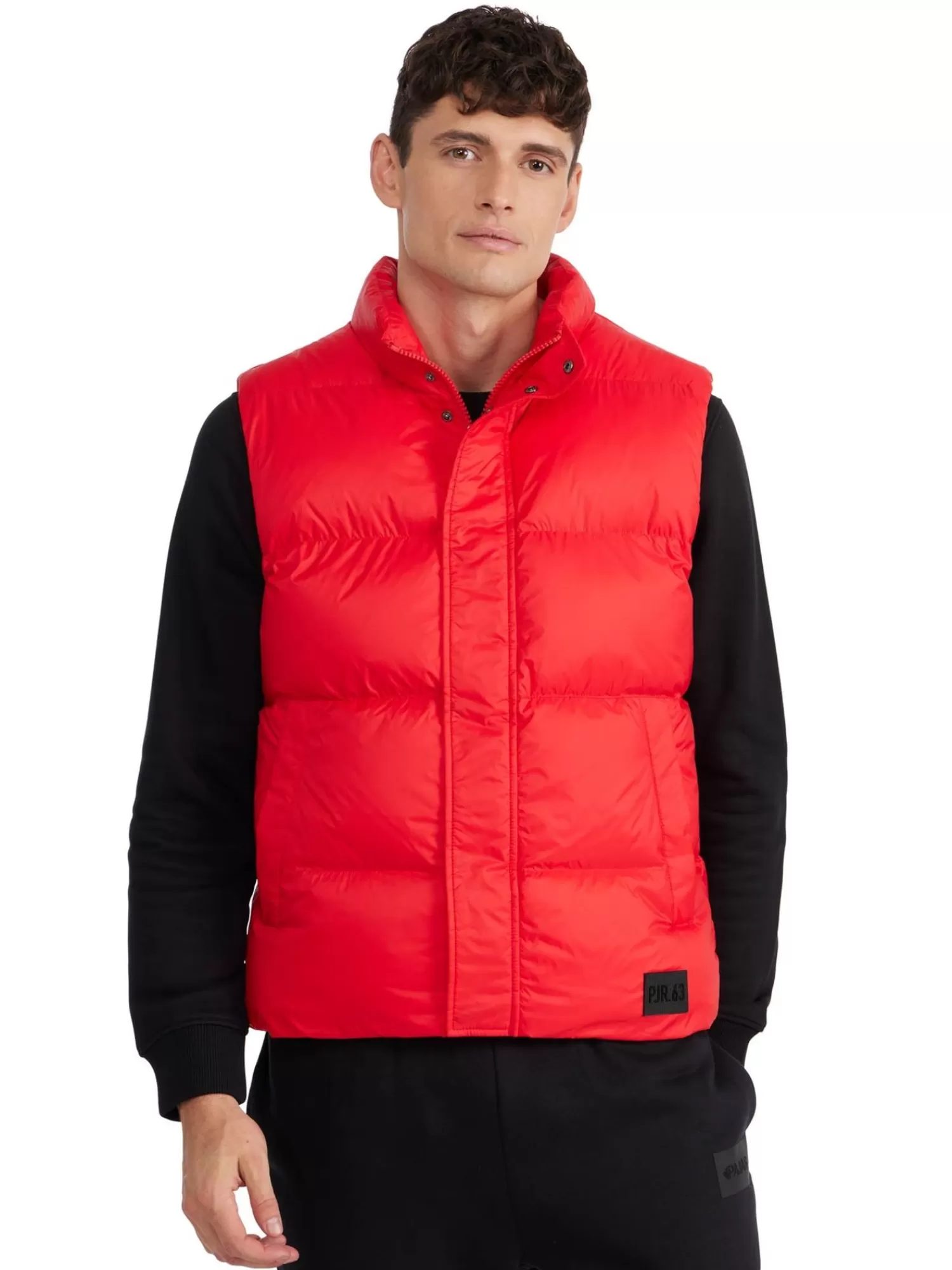 Pajar Matelassés<Falkoner Veste Matelasse Pour Hommes Rouge Courant