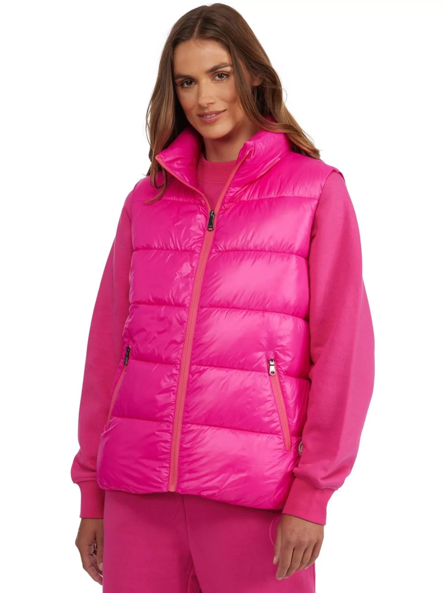 Pajar Matelassés<Felicity Veste Matelasse Compressible Pour Femmes Pink