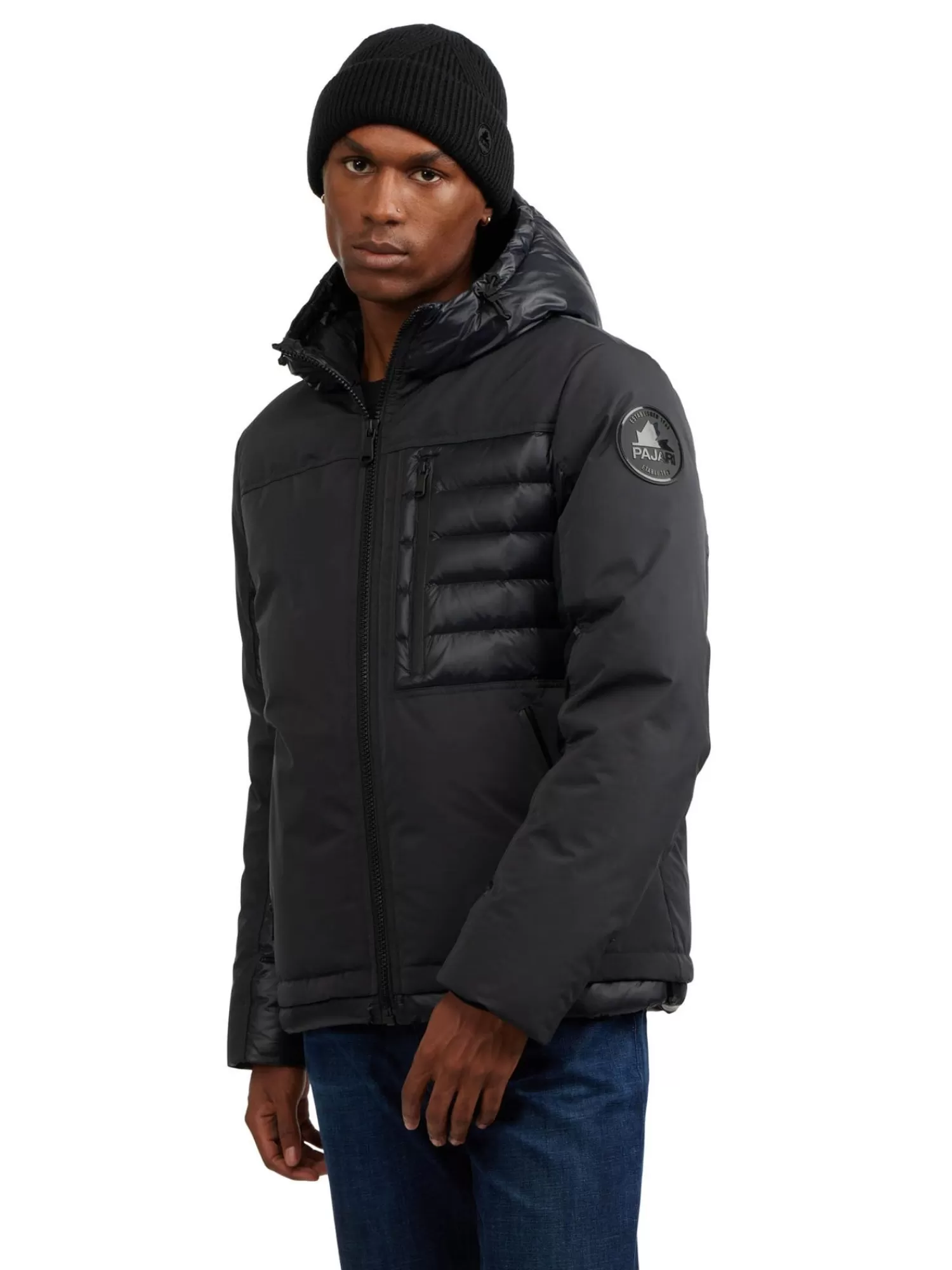 Pajar Matelassés<Hoku Manteau Leger Pour Hommes Noir