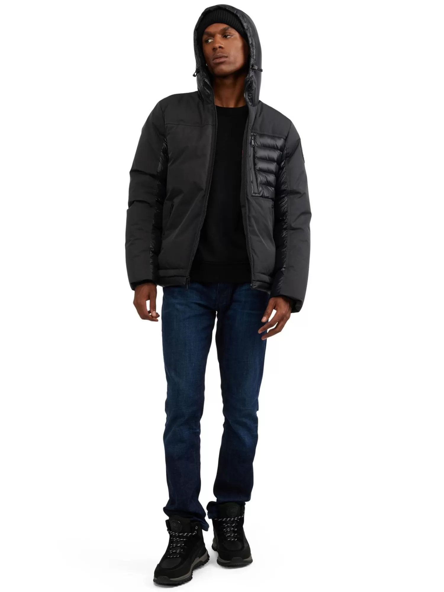 Pajar Matelassés<Hoku Manteau Leger Pour Hommes Noir