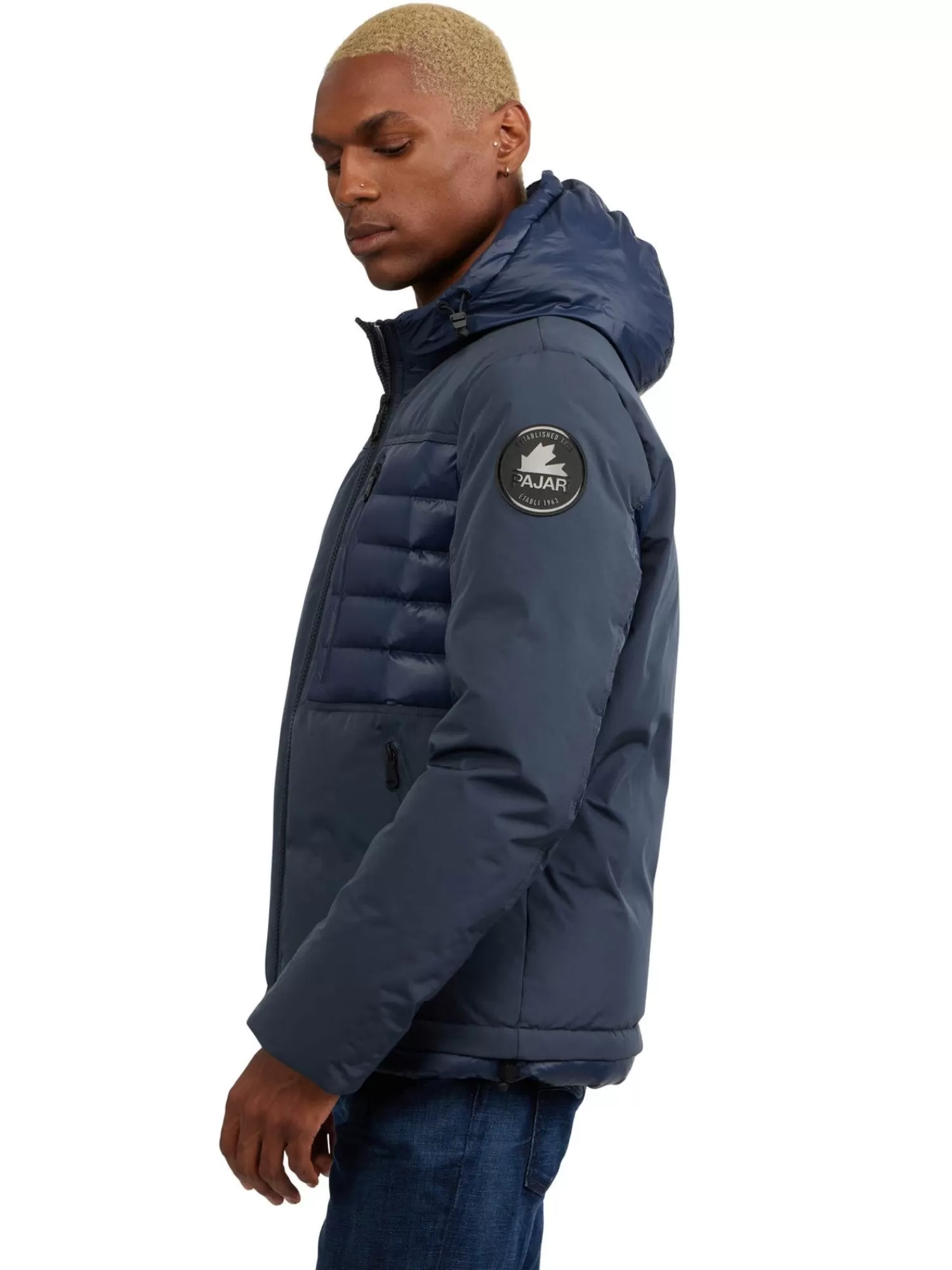 Pajar Matelassés<Hoku Manteau Leger Pour Hommes Bleu Marine