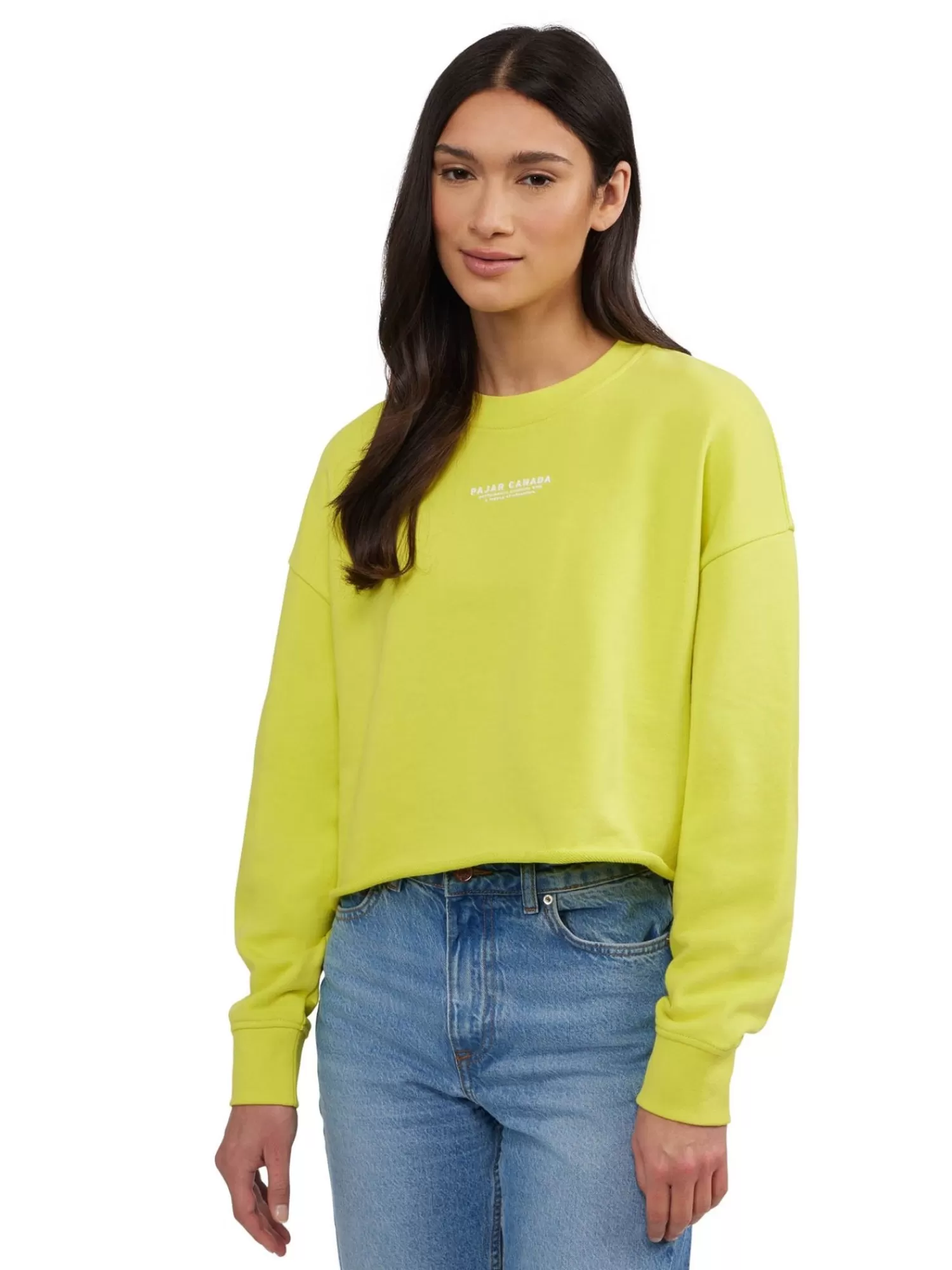 Pajar Hauts<Lawson Pull Court Surdimensionne Pour Femmes Vert Fluo