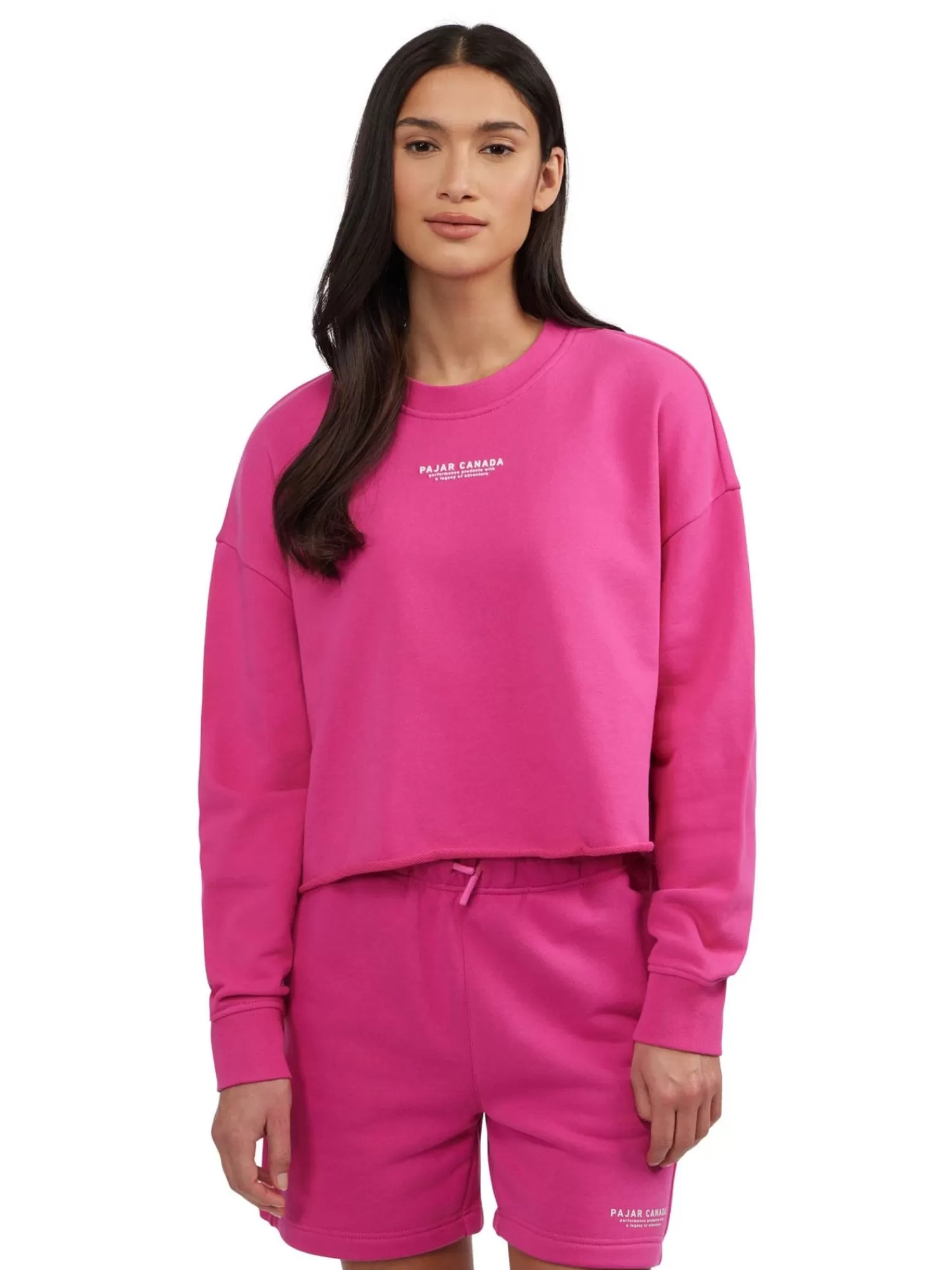 Pajar Hauts<Lawson Pull Court Surdimensionne Pour Femmes Rose