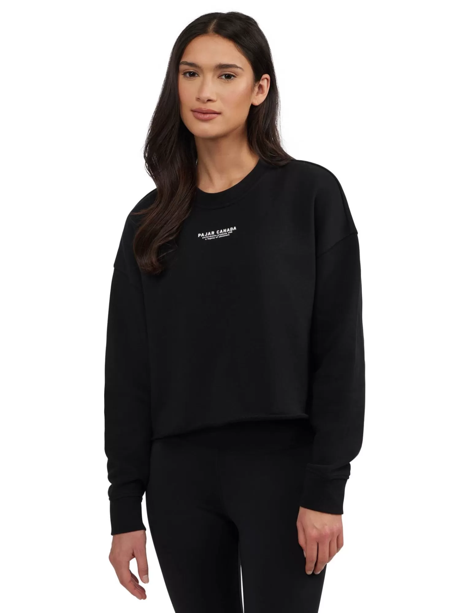Pajar Hauts<Lawson Pull Court Surdimensionne Pour Femmes Noir