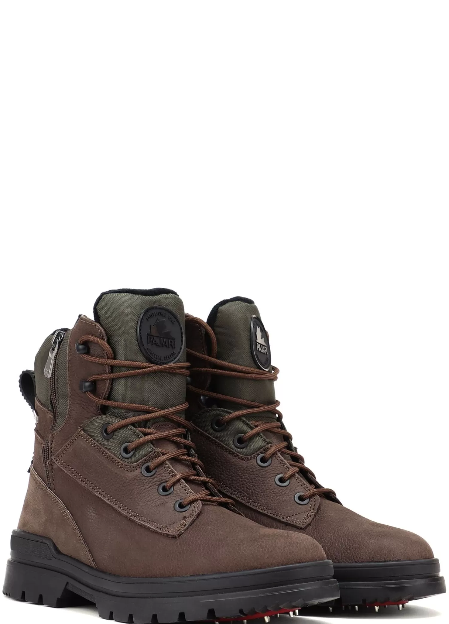 Pajar Bottes D'Hiver<Maddox Botte Pour Hommes Avec Crampons Amovibles Brun Fonce/Militaire