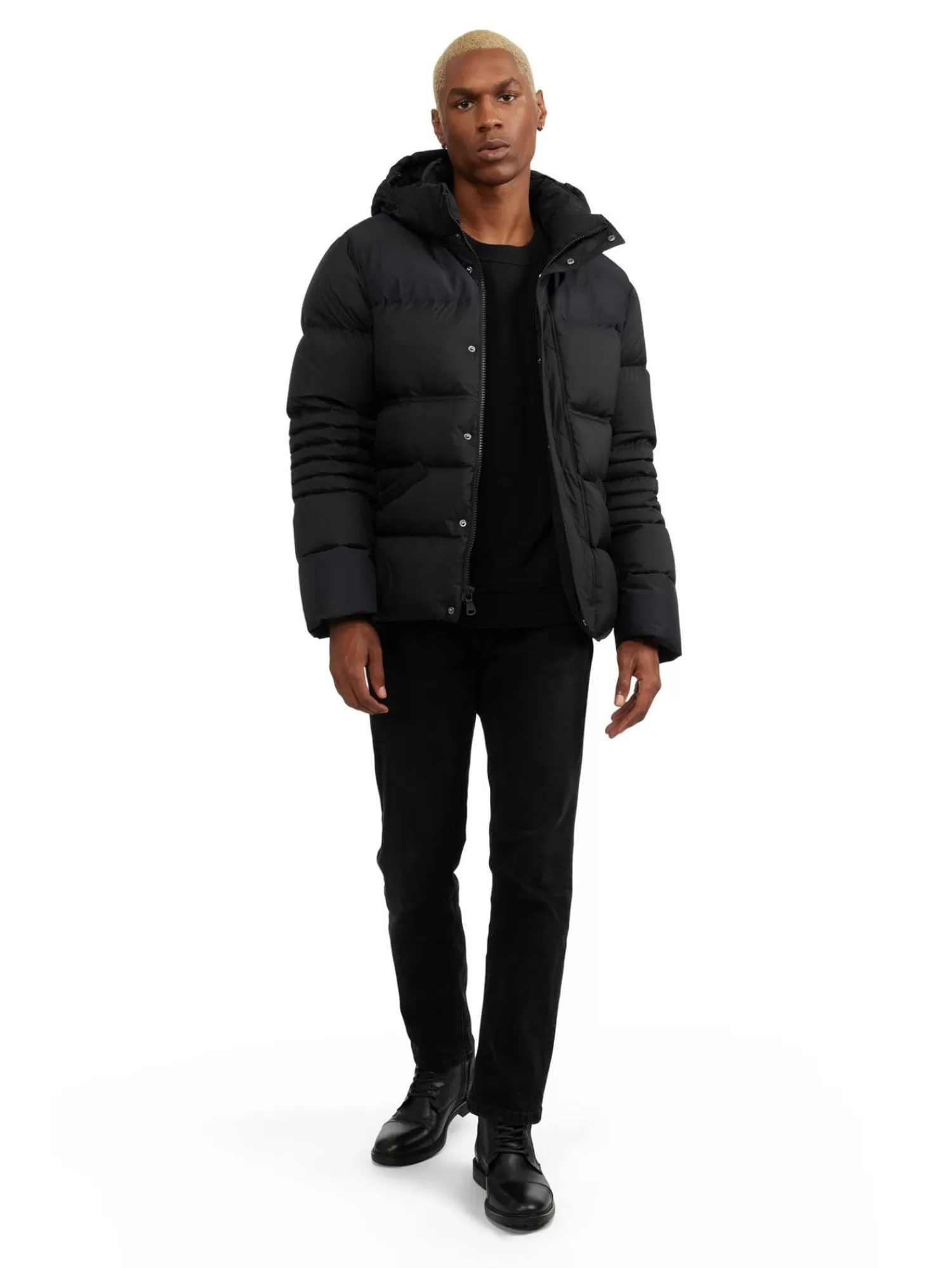 Pajar Matelassés<Titan Manteau Matelasse Pour Hommes Noir