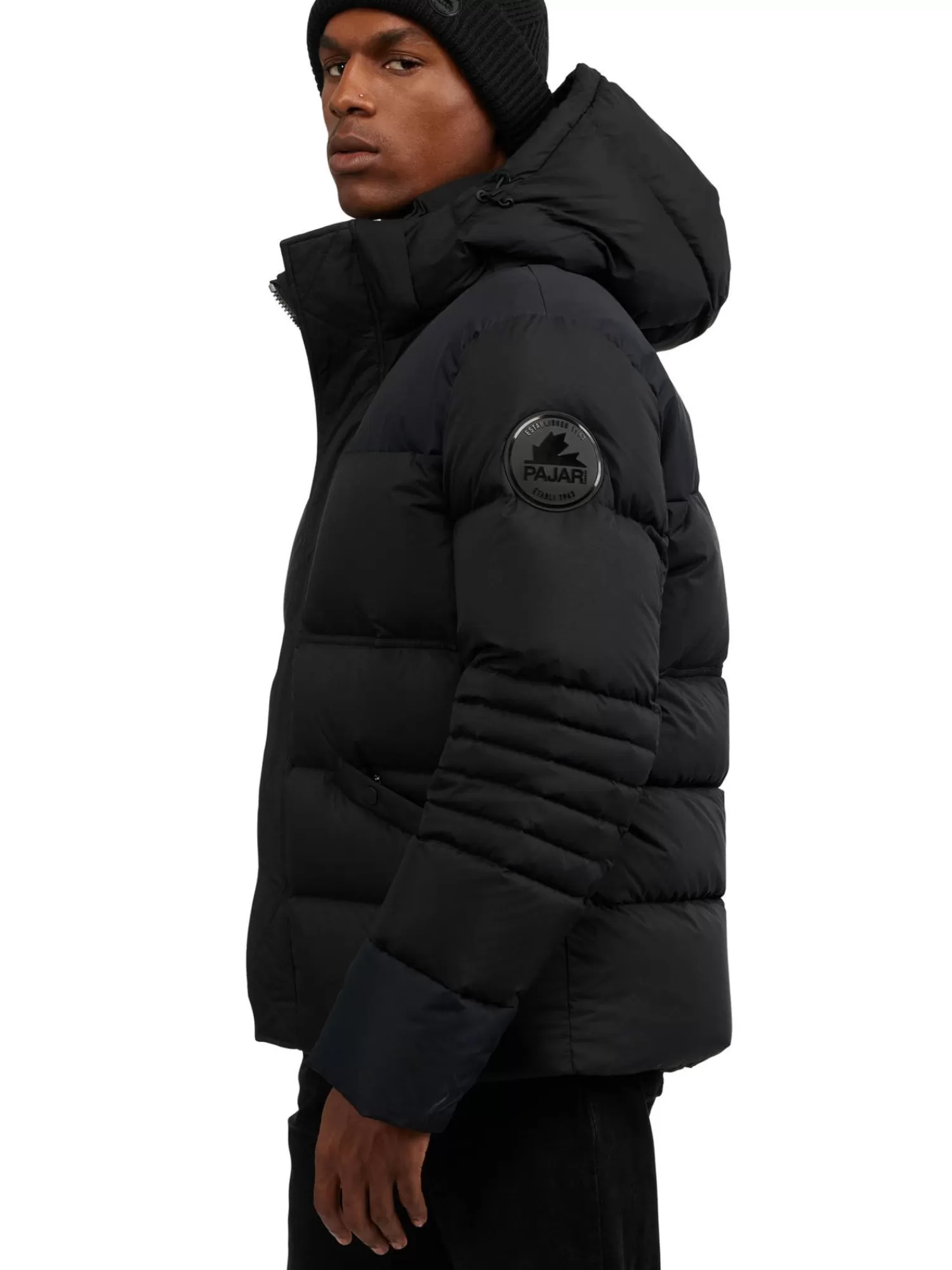 Pajar Matelassés<Titan Manteau Matelasse Pour Hommes Noir