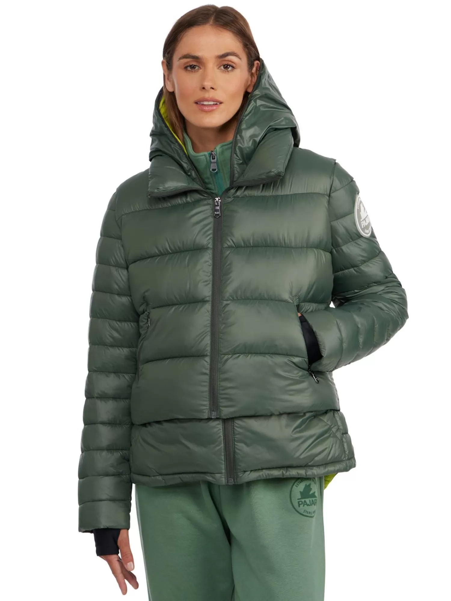Pajar Matelassés<Vela 3-En-1 Compressible Leger Pour Femmes Olive