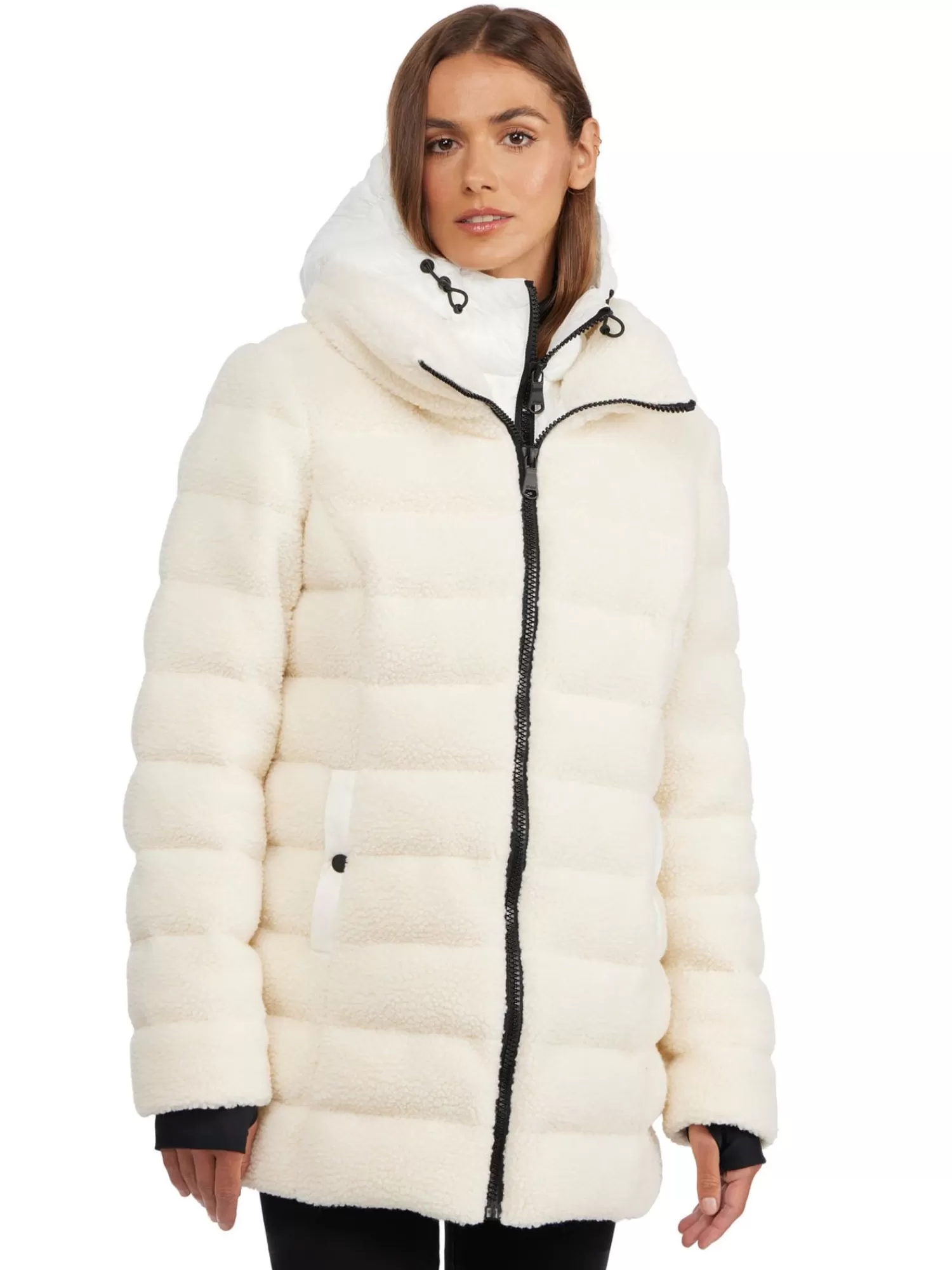 Pajar Matelassés<Yvaine Matelasse Leger Pour Femmes Blanc